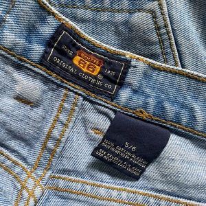 High waisted denim shorts